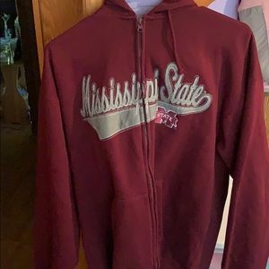 A jacket with a hood on it